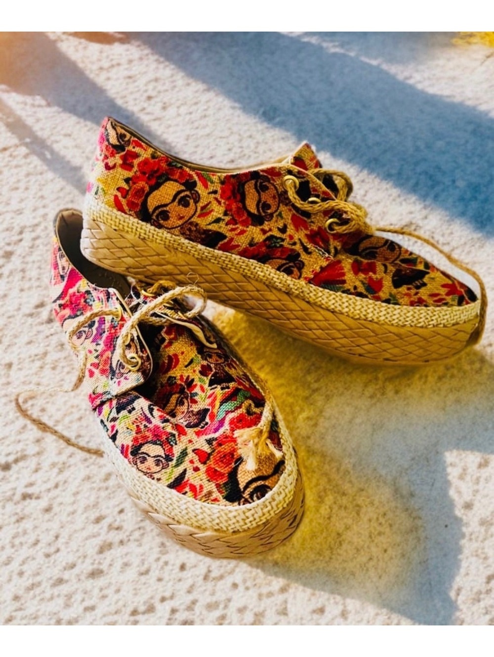 Handcrafted Zipolite Espadrille Shoes Size 25 1/2 Euro US Women’s 8 1/2 with VIV
